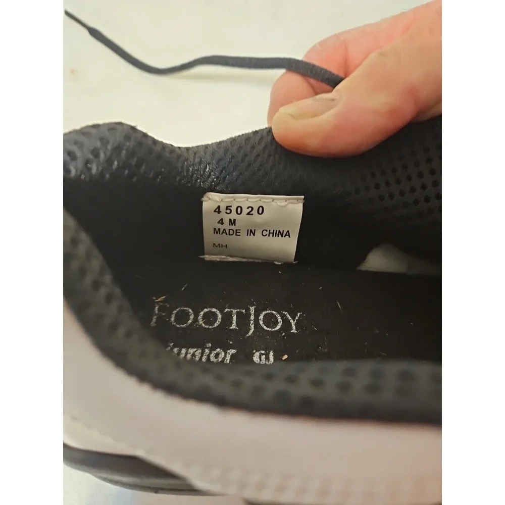 FootJoy Joy Soft Spike Golf Shoes Youth Size‎ 4 M Style 45020 Excellent (S122)